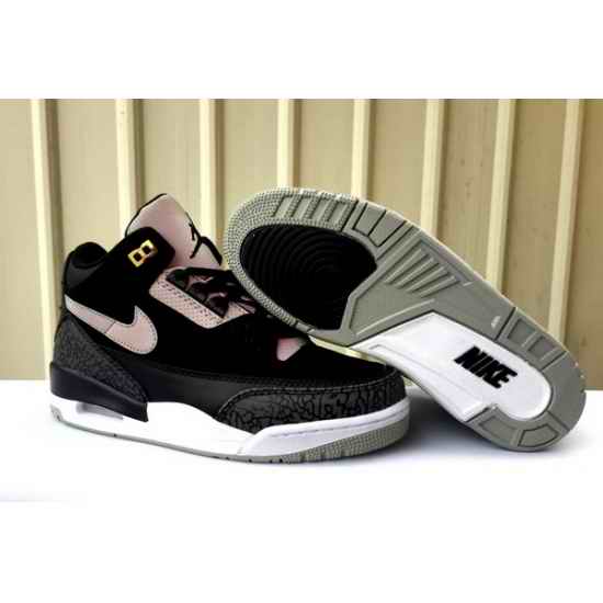 Air Jordan 3 Retro Black cement Reflective Men Shoes